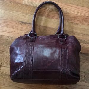Wine colored Frye bag